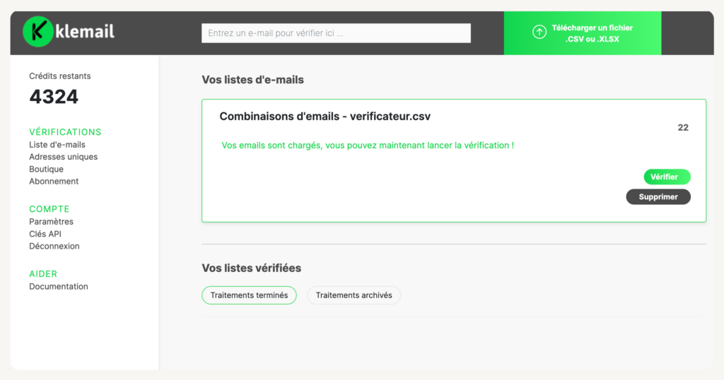 klemail-verificateur-adresse-mail